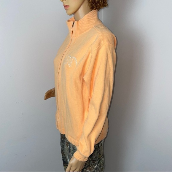 Body Chemistre “Between Horse and Rider” Riding Sweatshirt – Peach/Orange – Size - Picture 4 of 12